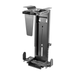 AISENS MPC04-203 soporte de CPU Under desk / Wall-mounted CPU holder Negro