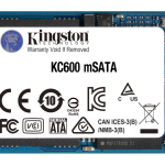 Kingston Technology KC600 mSATA 1,02 TB Serial ATA III 3D TLC