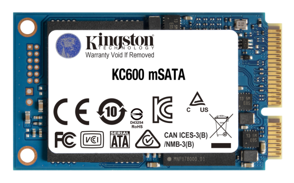 Kingston Technology KC600 mSATA 1,02 TB Serial ATA III 3D TLC