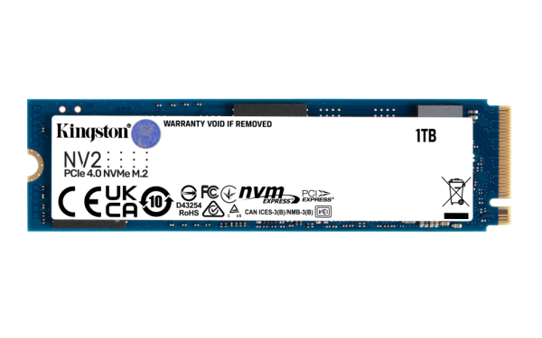 Kingston Technology NV2 1 TB M.2 PCI Express 4.0 NVMe 3D NAND