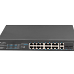 Lanberg RSFE-16P-2C-250 switch No administrado Gigabit Ethernet (10/100/1000) Energía sobre Ethernet (PoE) 1U Negro