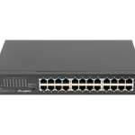 Lanberg RSGE-24 switch No administrado Gigabit Ethernet (10/100/1000) 1U Negro