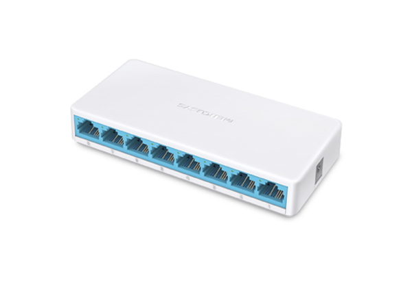 Mercusys MS108 switch No administrado Fast Ethernet (10/100) Blanco