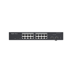 Ruijie Networks RG-ES218GC-P switch Gestionado L2 Gigabit Ethernet (10/100/1000) Energía sobre Ethernet (PoE) Negro