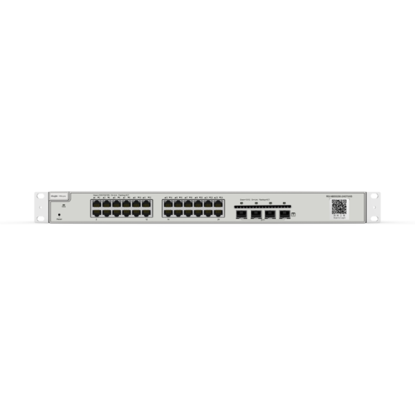 switch-ruijie-reyee-rg-nbs5200-24gt4xs-gigalan-24p-sfp-4p-l3-gestionable.png Ruijie Networks RG-NBS5200-24GT4XS switch Gestionado L3 Gigabit Ethernet (10/100/1000) Gris