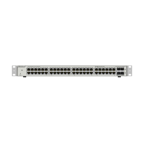 switch-ruijie-reyee-rg-nbs5200-48gt4xs-gigalan-48p-sfp-4p-l3-gestionable.png Ruijie Networks RG-NBS5100-48GT4SFP switch Gestionado L3 Gigabit Ethernet (10/100/1000) Negro