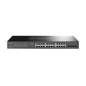 TP-Link Omada TL-SG2428P Gestionado L2/L2+ Gigabit Ethernet (10/100/1000) Energía sobre Ethernet (PoE) 1U Negro