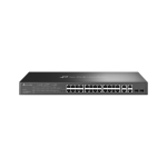 TP-Link Omada SL2428P switch Gestionado L2 Fast Ethernet (10/100) Energía sobre Ethernet (PoE) 1U Negro