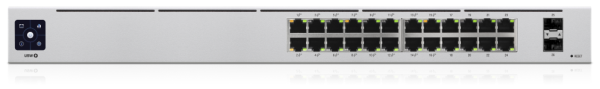 Ubiquiti UniFi 24-Port PoE Gestionado L2/L3 Gigabit Ethernet (10/100/1000) Energía sobre Ethernet (PoE) 1U Plata