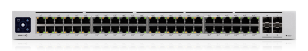 Ubiquiti UniFi Pro 48-Port PoE Gestionado L2/L3 Gigabit Ethernet (10/100/1000) Energía sobre Ethernet (PoE) 1U Plata