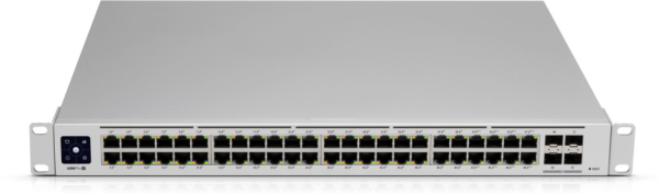 Ubiquiti UniFi USW-PRO-48 switch Gestionado L2/L3 Gigabit Ethernet (10/100/1000) 1U Plata