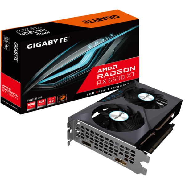 GIGABYTE EAGLE Radeon RX 6500 XT 4G AMD 4 GB GDDR6