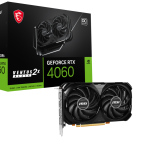 MSI VENTUS GEFORCE RTX 4060 2X BLACK 8G OC tarjeta gráfica NVIDIA 8 GB GDDR6