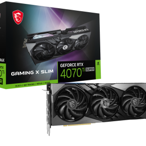 MSI GAMING GeForce RTX 4070 Ti SUPER 16G X SLIM NVIDIA 16 GB GDDR6X