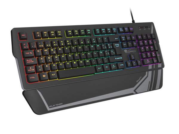 GENESIS Rhod 350 RGB teclado Juego USB QWERTY Español Negro