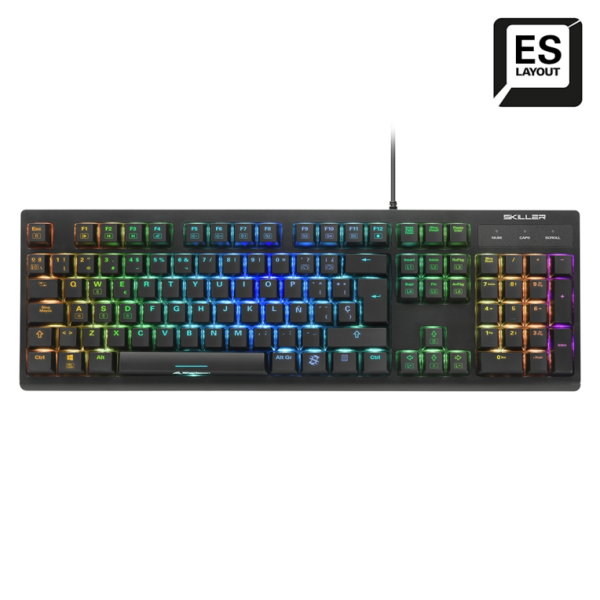 Sharkoon SKILLER SGK30 teclado Juego USB QWERTY Español Negro