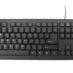 Gembird KB-U-103 teclado USB Inglés de EE. UU. Negro