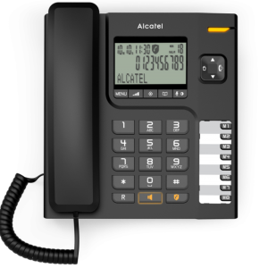 Alcatel T78 Identificador de llamadas Negro