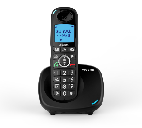 Alcatel XL535 Teléfono DECT Identificador de llamadas Negro