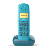 Gigaset A170 Teléfono DECT Identificador de llamadas Azul