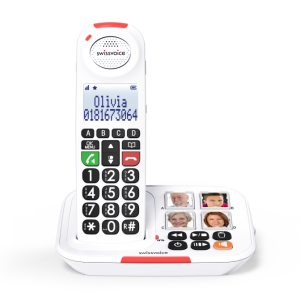 SwissVoice Xtra 2155 Teléfono DECT/analógico Identificador de llamadas Blanco