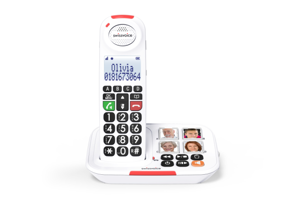 SwissVoice Xtra 2155 Teléfono DECT/analógico Identificador de llamadas Blanco