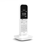 Gigaset CL390 Teléfono DECT/analógico Identificador de llamadas Blanco