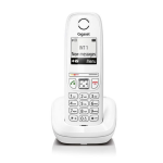 Gigaset AS405 Teléfono DECT Identificador de llamadas Blanco