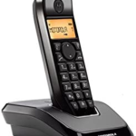 Motorola S1201 Teléfono DECT Identificador de llamadas Negro