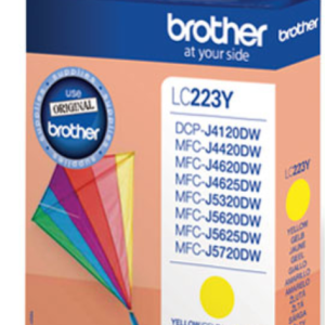 Brother LC-223YBP cartucho de tinta 1 pieza(s) Original Amarillo