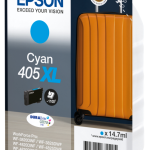 Epson 405XL DURABrite Ultra Ink cartucho de tinta 1 pieza(s) Original Alto rendimiento (XL) Cian