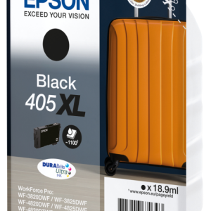 Epson 405XL DURABrite Ultra Ink cartucho de tinta 1 pieza(s) Original Alto rendimiento (XL) Negro