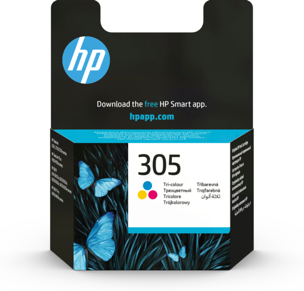 HP 305 Tri-color Original Ink Cartridge cartucho de tinta 1 pieza(s) Rendimiento estándar Cian, Magenta, Amarillo