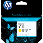 HP 711 3-pack 29-ml Yellow DesignJet Ink Cartridges cartucho de tinta 3 pieza(s) Original Rendimiento estándar