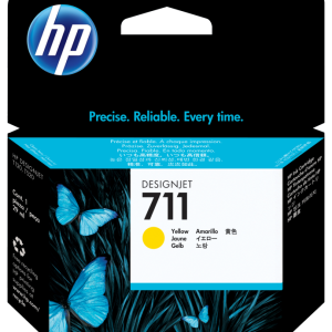 HP 711 29-ml Yellow DesignJet Ink Cartridge cartucho de tinta 1 pieza(s) Original Rendimiento estándar