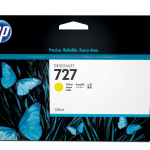 HP 727 130-ml Yellow DesignJet Ink Cartridge cartucho de tinta 1 pieza(s) Original Rendimiento estándar