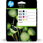 HP 903 4-pack Black/Cyan/Magenta/Yellow Original Ink Cartridges cartucho de tinta 4 pieza(s) Rendimiento estándar Negro, Cian, Magenta, Amarillo