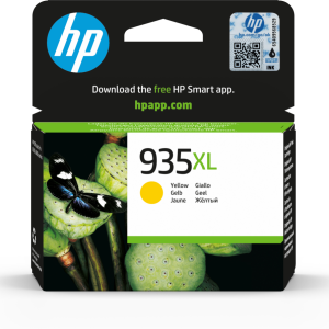 HP 935XL High Yield Yellow Original Ink Cartridge cartucho de tinta 1 pieza(s) Alto rendimiento (XL)