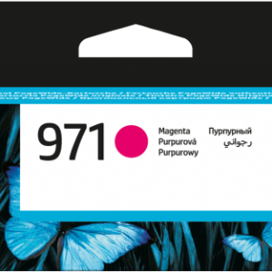 HP 971 Magenta Original Ink Cartridge cartucho de tinta 1 pieza(s) Rendimiento estándar