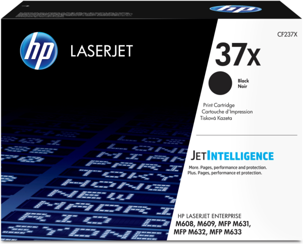 HP 37X High Yield Black Original LaserJet Toner Cartridge cartucho de tóner 1 pieza(s)