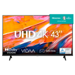 Hisense 43A6K Televisor 109,2 cm (43") 4K Ultra HD Smart TV Wifi Negro 200 cd / m²