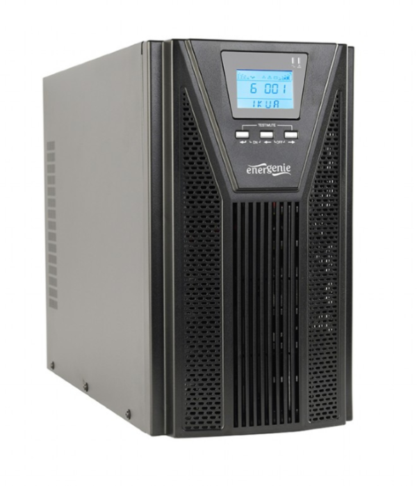 Gembird EG-UPSO-2000 sistema de alimentación ininterrumpida (UPS) Doble conversión (en línea) 2 kVA 1800 W 5 salidas AC