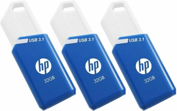 PNY x755w Triple Pack unidad flash USB 32 GB USB tipo A 3.2 Gen 1 (3.1 Gen 1) Azul, Blanco