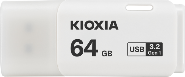 Kioxia TransMemory U301 unidad flash USB 64 GB USB tipo A 3.2 Gen 1 (3.1 Gen 1) Blanco