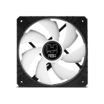 NOX H-FAN PRO Carcasa del ordenador Ventilador 12 cm Negro, Blanco